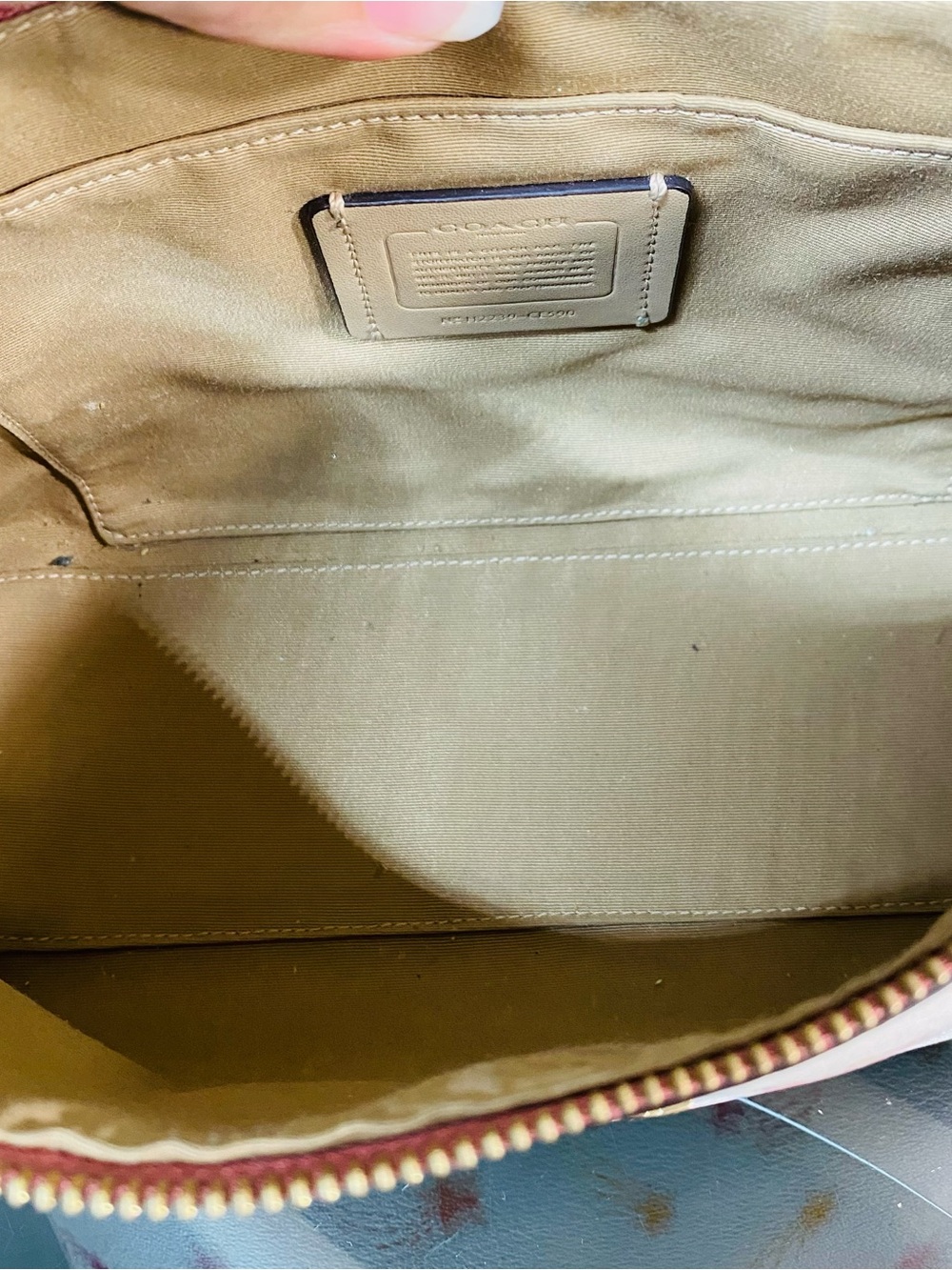 Coach Clara Shoulder Bag with Shooting Star Print Chalk Multi CE590 - Picture 12 of 13